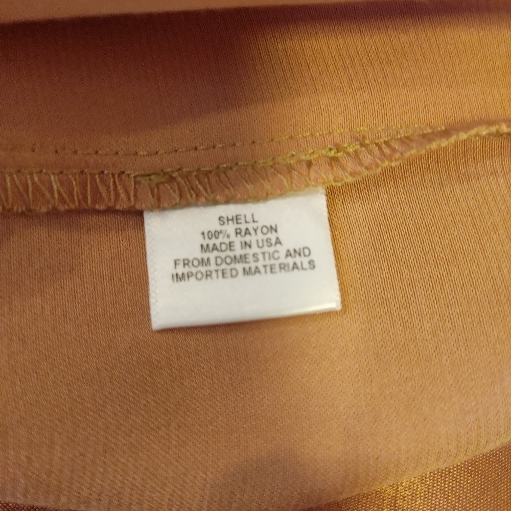 Wayf Teagan Satin Maxi Rose Gold Wrap Dress, Rose Gold L - Picture 13 of 14